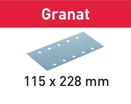 Festool Csiszolócsíkok STF 115X228 GR/50 Granat