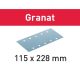 Festool Csiszolócsíkok STF 115X228 P80 GR/50 Granat