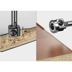   Festool Élszintbemaró váltólapkák S8 HW D19 12x12 KL OFK