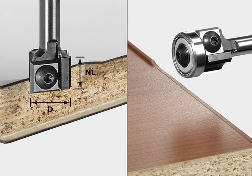 Festool Élszintbemaró váltólapkák S8 HW D19 12x12 KL OFK