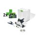 Festool Akkus merülőfűrész TSC 55 KEB-Basic-5,0 2 db ajándék akkumulátorral