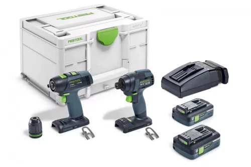 Festool Akkus ütvecsavarozó, TID 18 HPC 4,0 I-Set T18