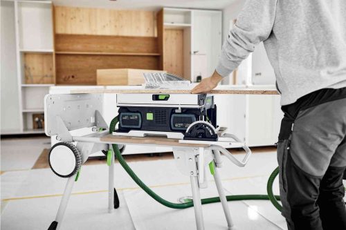 Festool Akkus asztali körfűrész CSC SYS 50 EBI-Basic-Set