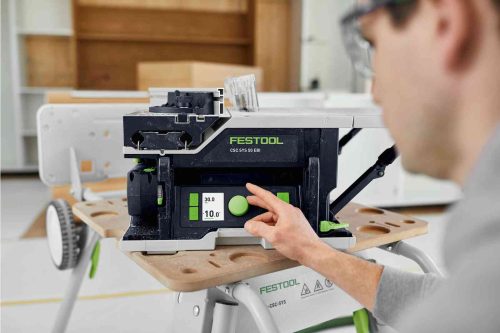 Festool Akkus asztali körfűrész CSC SYS 50 EBI-Basic-Set