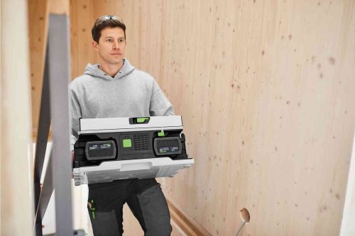 Festool Akkus asztali körfűrész CSC SYS 50 EBI-Basic-Set