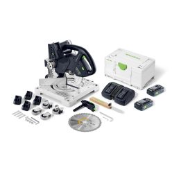   Festool Akkus szegélylécfűrész SYMMETRIC SYMC 70 4,0 EBI-Plus