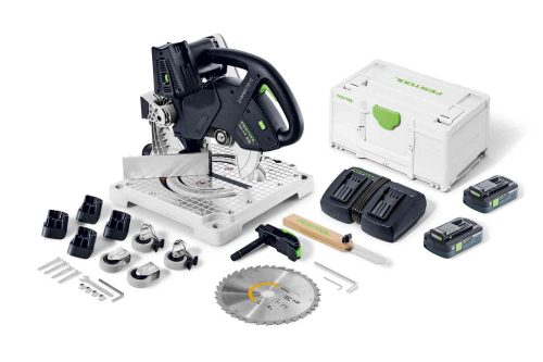 Festool Akkus szegélylécfűrész SYMMETRIC SYMC 70 4,0 EBI-Plus