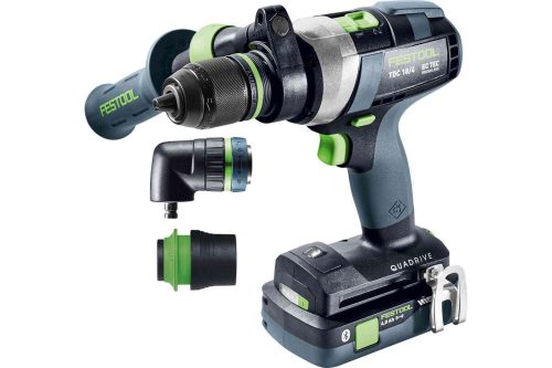 Festool Akkus fúró-csavarbehajtó TDC 18/4 5,0/4,0 I-Set QUADRIVE