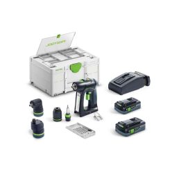 Festool Akkus fúró-csavarbehajtó C 18 HPC 4,0 I-Set