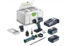 Festool Akkus ütvefúró-csavarbehajtó gép TPC 18/4 5,0/4,0 I-Set QUADRIVE