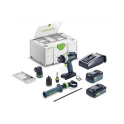   Festool Akkus ütvefúró-csavarbehajtó gép TPC 18/4 5,0/4,0 I-Set QUADRIVE