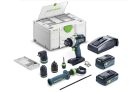 Festool Akkus ütvefúró-csavarbehajtó gép TPC 18/4 5,0/4,0 I-Set/XL QUADRIVE
