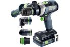Festool Akkus ütvefúró-csavarbehajtó gép TPC 18/4 5,0/4,0 I-Set/XL QUADRIVE