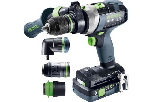 Festool Akkus ütvefúró-csavarbehajtó gép TPC 18/4 5,0/4,0 I-Set/XL QUADRIVE