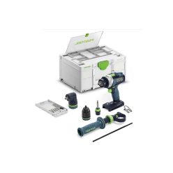   Festool Akkus ütvefúró-csavarbehajtó gép TPC 18/4 I-Basic-Set QUADRIVE