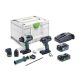 Festool Fúró és csavarbehajtó készlet TID 18 5,0/4,0-Set TPC 18/4