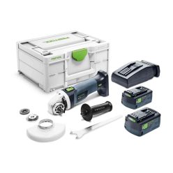 Festool Akkus sarokcsiszoló AGC 18-125 5,0 EBI-Plus