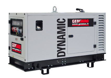 Genmac Dynamic sorozat G15KS hangtompítós helyhez kötött áramfejlesztő