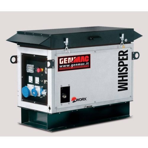 Genmac Whisper Gas G12000KS hangtompítós helyhez kötött áramfejlesztő
