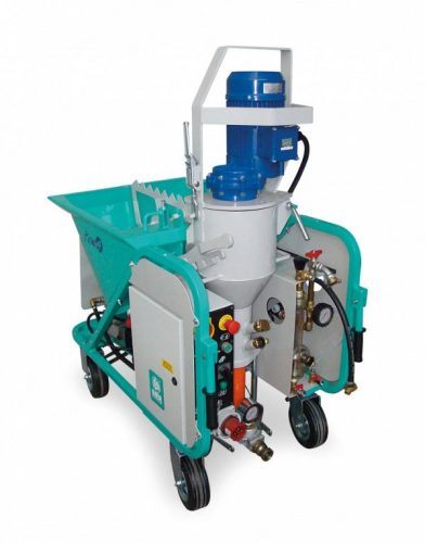 IMER Koine 4 Háromfázisú vakolatszóró gép száraz, elökevert anyagokhoz