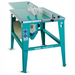   IMER H 110V R Körfűrészgép asztali fához Ø 315 mm Widiás körfűrészlappal 2,5 kW