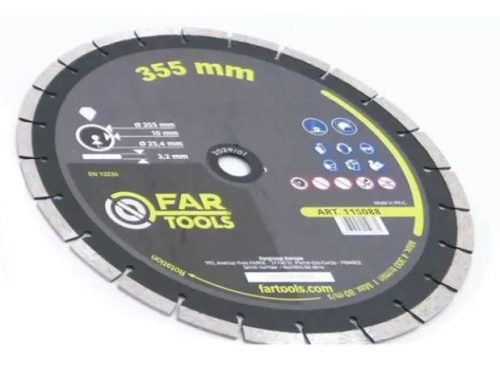 FARTOOLS Gyémánttárcsa 355X3,2X25,4mm 115087-hez