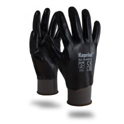 Kapriol All Black védőkesztyű nitril