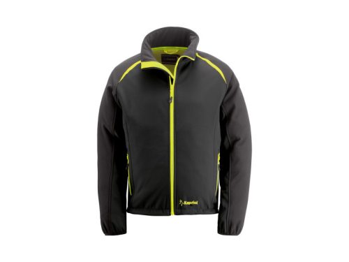 Kapriol EVO Soft Shell dzseki fekete/citrom