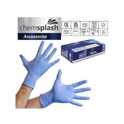   Chemsplash egyszerhasználatos púdermentes nitril kesztyű (100db)