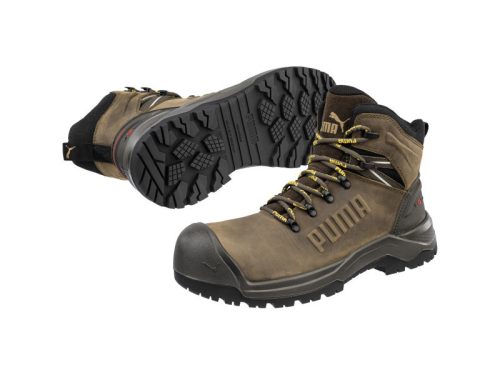 Puma Iron HD Brown Mid S3S FO LG CI SR munkavédelmi bakancs