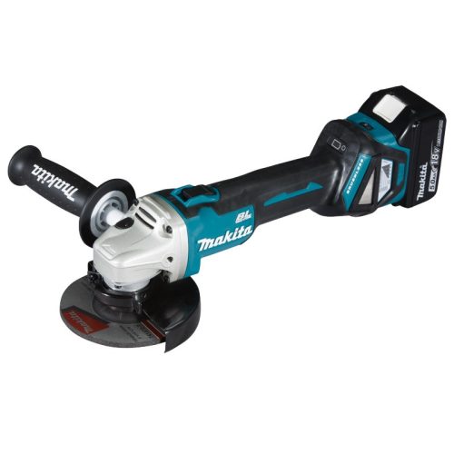 MAKITA 18V LXT Li-ion BL 125mm sarokcsiszoló ford 2x5,0Ah