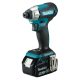 MAKITA 18V LXT Li-ion 165Nm ütvecsavarbehajtó 1/4" 2x5,0Ah