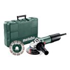 METABO W 850-125 Sarokcsiszoló Set (koff.+gyt)