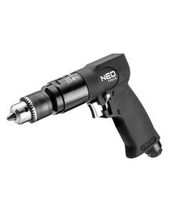 NEO Pneumatic drill, 10mm, 1800rpm, reversible, soft grip