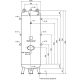 500 literes horganyzott tartály DB VZ 500/16 V álló