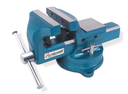 Unicraft Asztali satu (+csőrögzítő pofákkal) 175mm