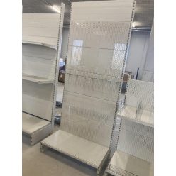 Polc nélküli perforált hátfalú fal 2410x1000mm