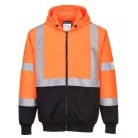 Portwest Hi-Vis kéttónusú kapucnis pulóver