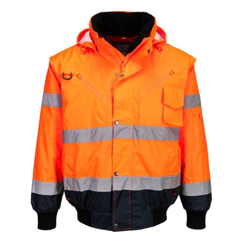 Portwest Hi-Vis Kontraszt Bomber dzseki