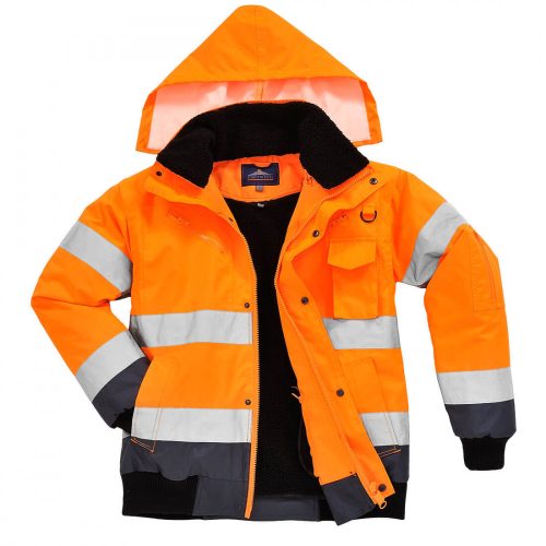 Portwest Hi-Vis Kontraszt Bomber dzseki