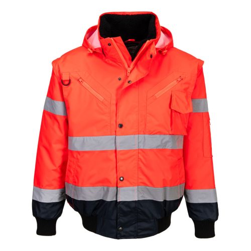 Portwest Hi-Vis Kontraszt Bomber dzseki