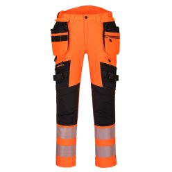 Portwest DX4 Hi-Vis nadrág lezippzározható lengőzsebbel