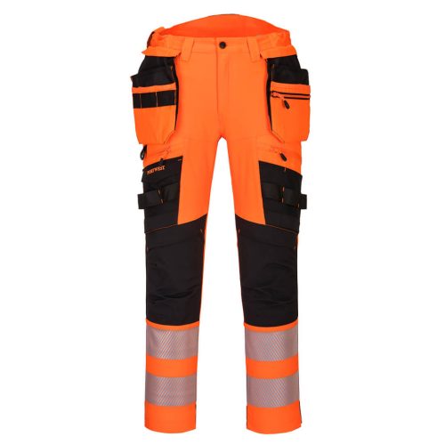 Portwest DX4 Hi-Vis nadrág lezippzározható lengőzsebbel