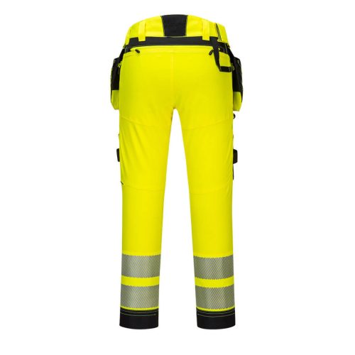 Portwest DX4 Hi-Vis nadrág lezippzározható lengőzsebbel