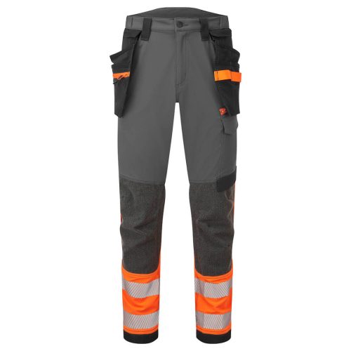 Portwest EV4 Hi-Vis Stretch Class 1 Holster lengőzsebes nadrág (28-48)