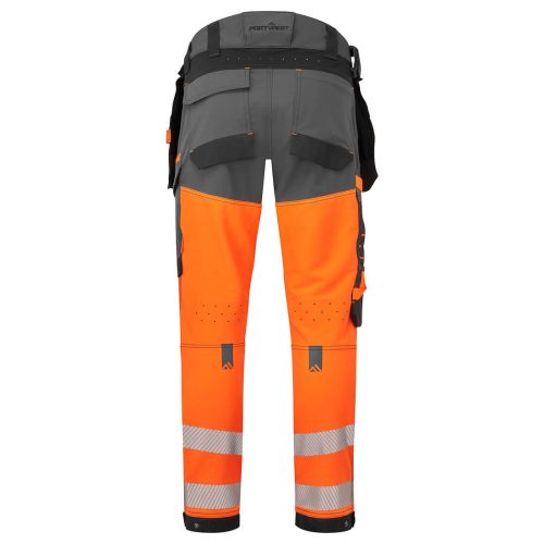 Portwest EV4 Hi-Vis Stretch Class 1 Holster lengőzsebes nadrág (28-48)