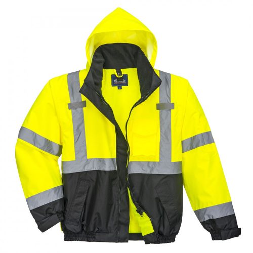 Portwest Hi-Vis prémium 3 az 1-ben bomber kabát