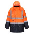 Portwest Hi-Vis 7 az 1-ben kontraszt Traffic kabát