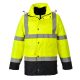 Portwest Hi-Vis 4 az 1-ben Contrast Traffic kabát