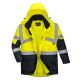 Portwest Hi-Vis kéttónusú lélegző kabát